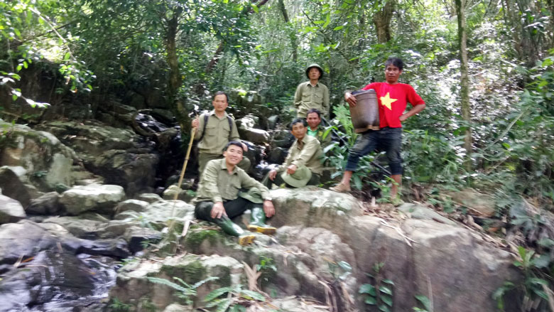 Các lực lượng phối hợp tuần tra, bảo vệ rừng