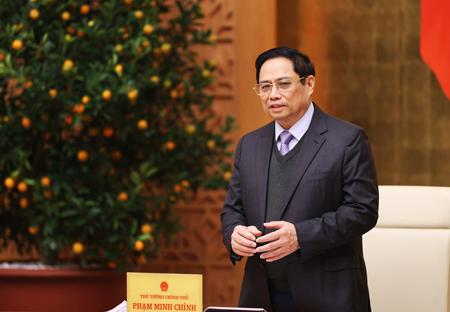 Thủ tướng Phạm Minh Chính nêu rõ, các bộ trưởng, trưởng ngành phải trực tiếp chỉ đạo công tác xây dựng và hoàn thiện thể chế, không ủy quyền cho cấp phó trong lĩnh vực này