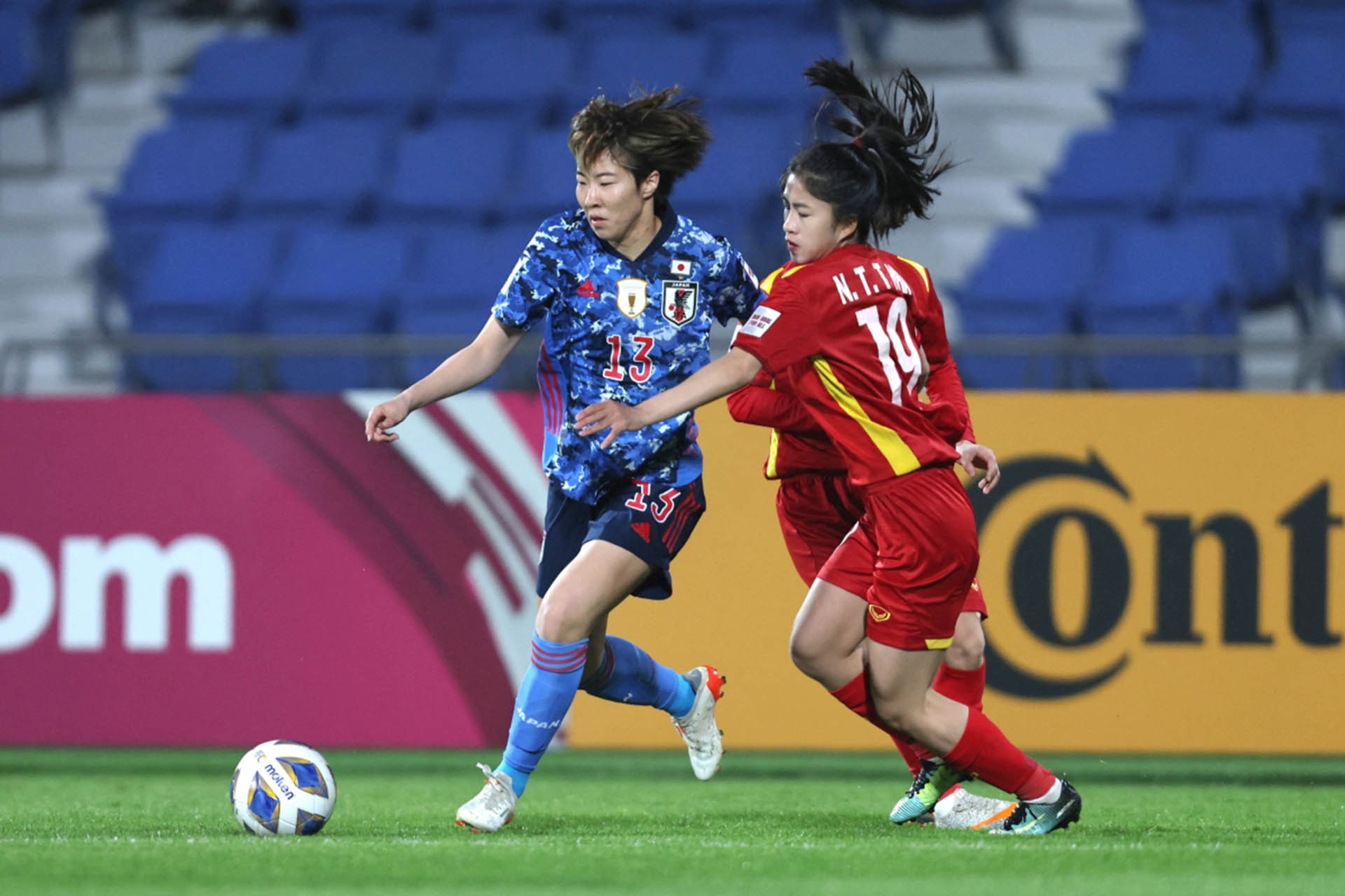Đội tuyển nữ Việt Nam thua Nhật Bản 0-3