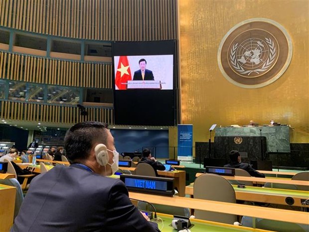 Bài phát biểu ghi hình của Phó Thủ tướng Phạm Bình Minh tại Cuộc họp cấp cao của Đại hội đồng Liên hợp quốc