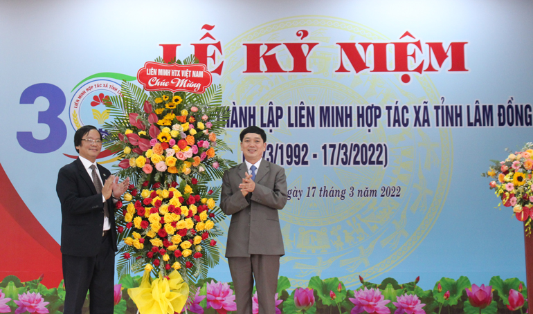 Liên minh Hợp tác xã tỉnh Lâm Đồng đi qua chặng đường 30 năm