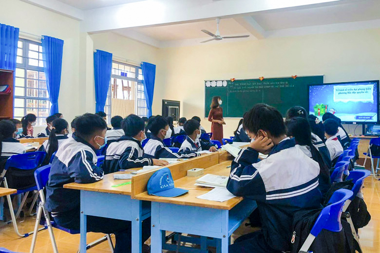 Phương pháp giáo dục của huyện Di Linh luôn được sáng tạo và đổi mới