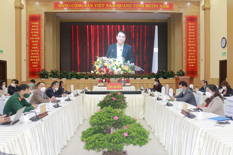Hội nghị tại điểm cầu Lâm Đồng