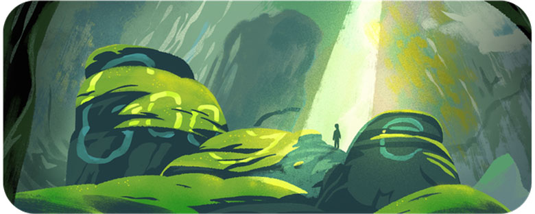 Doodle tôn vinh hang Sơn Đoòng của Google