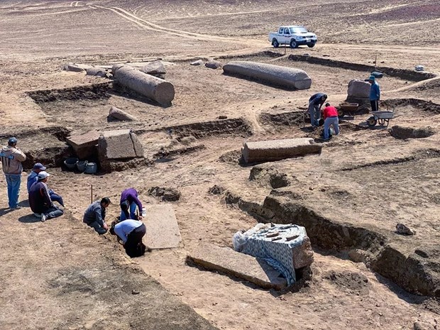 Ai Cập phát hiện tàn tích một ngôi đền từ thời cổ đại Hy-La