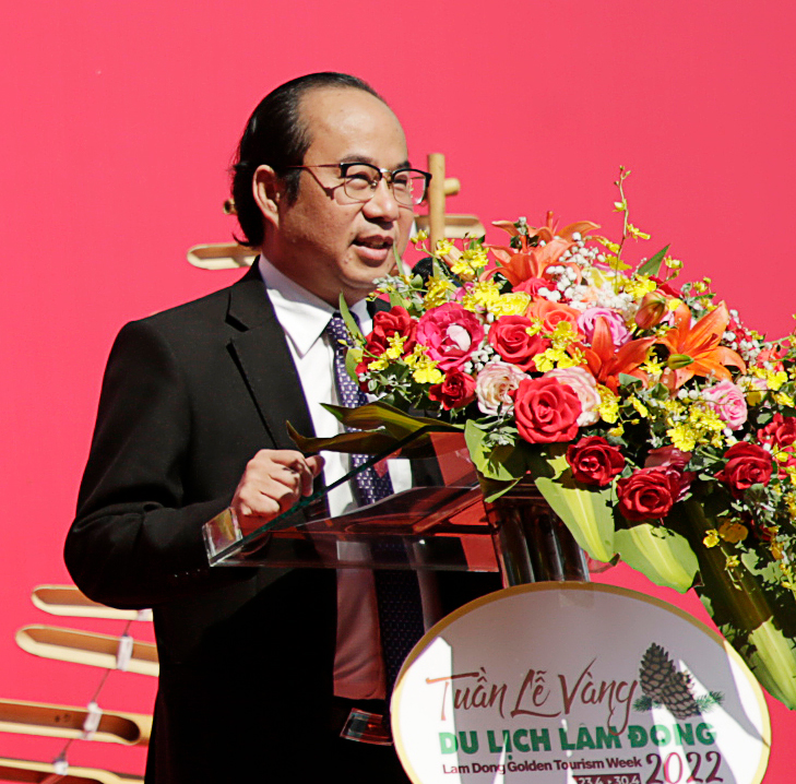 Ông Trần Thanh Hoài phát biểu khai mạc