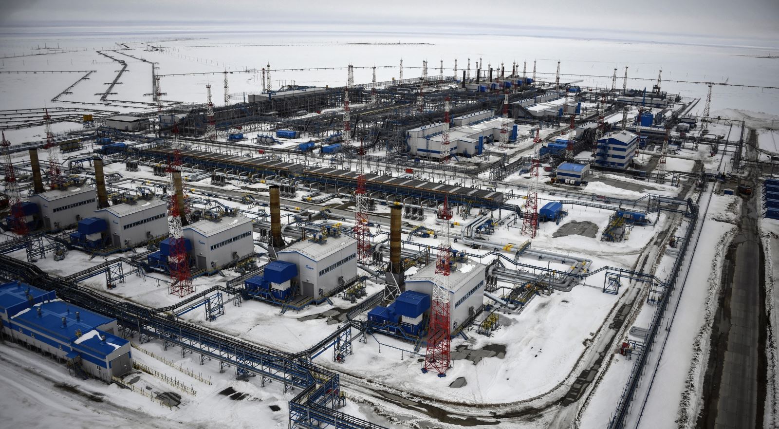 Cơ sở khai thác khí đốt Bovanenkovo của Nga trên bán đảo Yamal, Bắc Cực