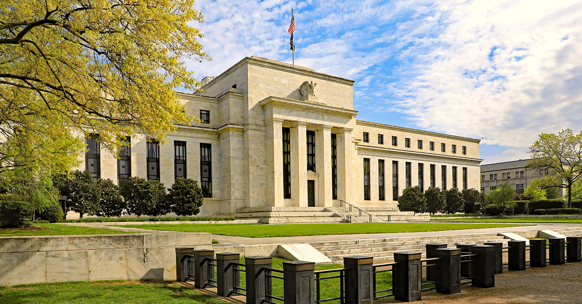 Trụ sở Ngân hàng Dự trữ Liên bang Mỹ (FED) ở trung tâm thủ đô Washington D.C