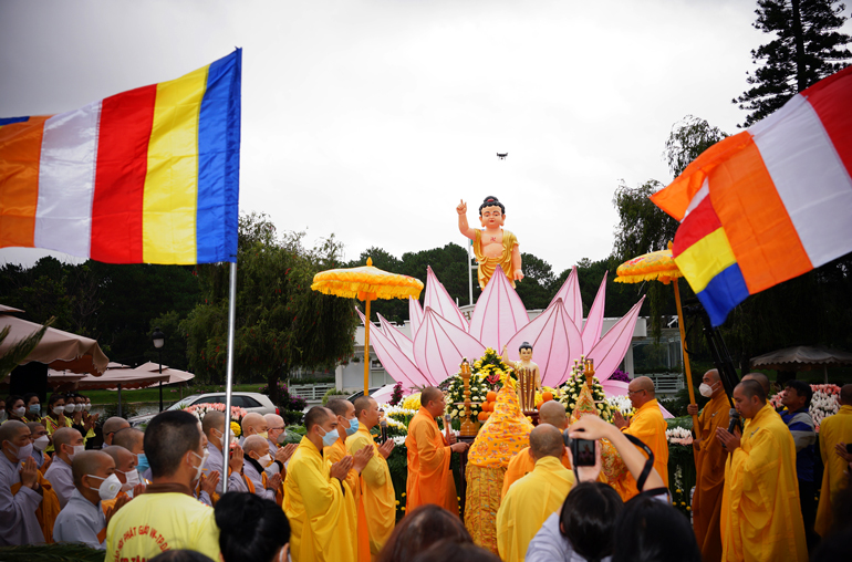 Giáo hội Phật giáo Đà Lạt tổ chức nhiều chương trình Đại lễ Phật đản