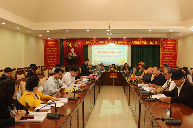 Hội thảo ''Xây dựng nhân cách công dân theo tư tưởng Hồ Chí Minh trong giai đoạn hiện nay''