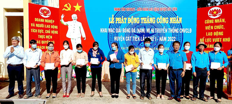 Cát Tiên: Phát động Tháng Công nhân năm 2022 với nhiều hoạt động hướng tới người lao động