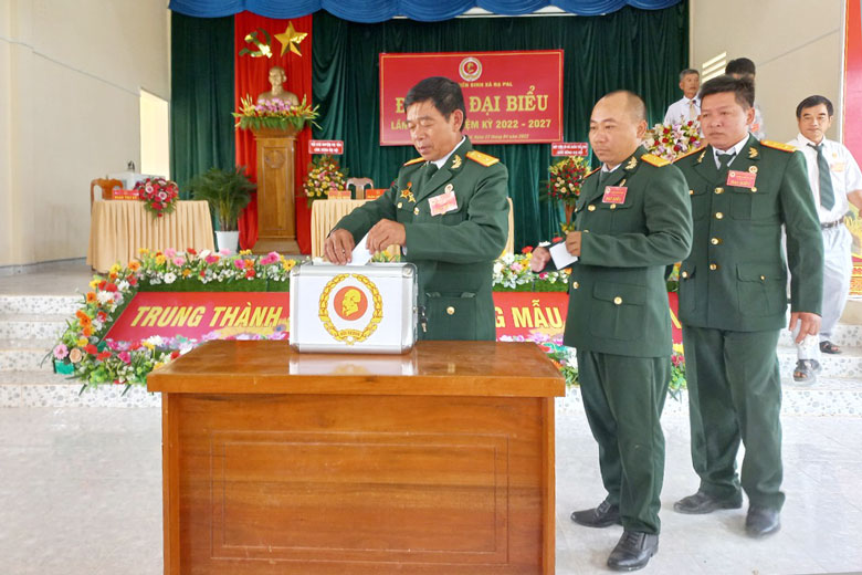 Đạ Tẻh hoàn tất Đại hội đại biểu Hội Cựu chiến binh cấp cơ sở nhiệm kỳ 2022 - 2027