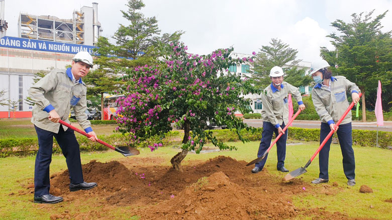 Công ty Nhôm Lâm Đồng - TKV phát động chương trình trồng cây Đời đời nhớ ơn Bác Hồ