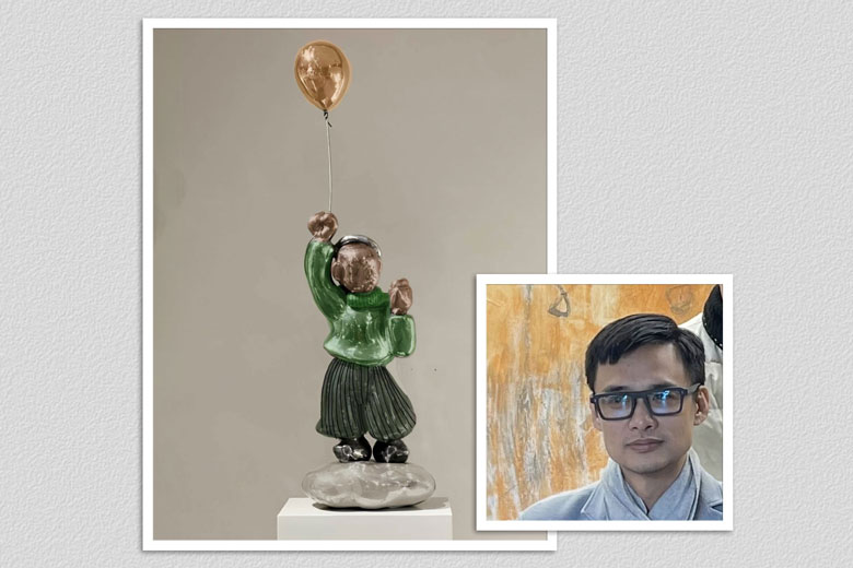 Điêu khắc gia Phạm Thái Bình hiện đang là giảng viên điêu khắc của trường Đại học Kiến Trúc Hà Nội