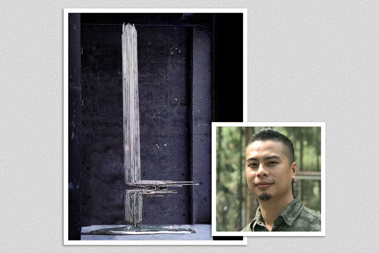 Điêu khắc gia Vũ Bình Minh cũng đang là giảng viên điêu khắc của trường Đại học Kiến Trúc Hà Nội