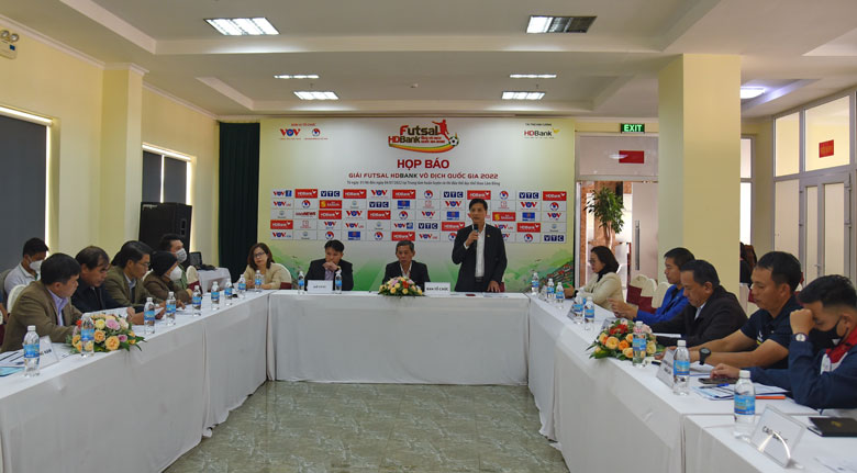 Họp báo giải Futsal HDBank vô địch quốc gia 2022 tại TP Đà Lạt