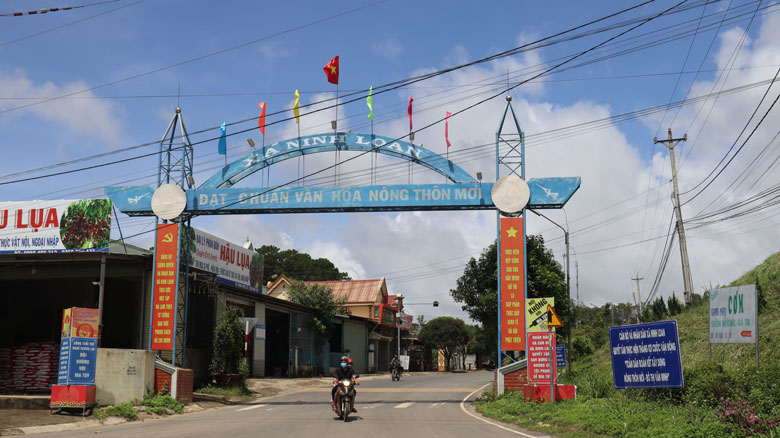 Ninh Loan là một trong 3 xã của huyện Đức Trọng được công nhận xã đạt Nông thôn mới nâng cao