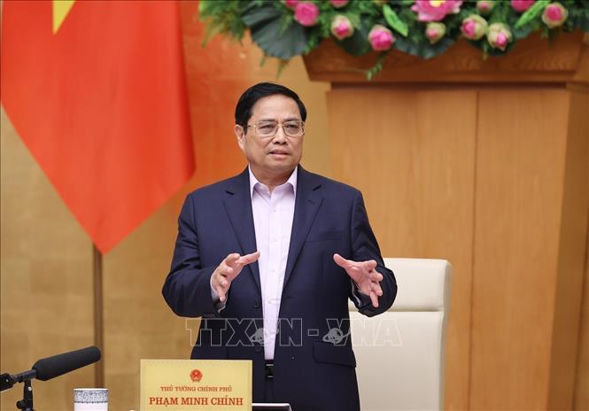 Thủ tướng Phạm Minh Chính tại Phiên họp Chính phủ thường kỳ tháng 5/202