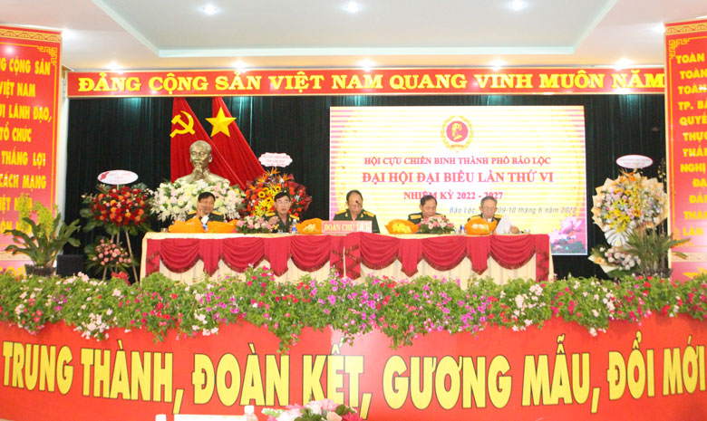 Đại hội đại biểu Hội Cựu chiến binh thành phố Bảo Lộc lần thứ VI thành công tốt đẹp