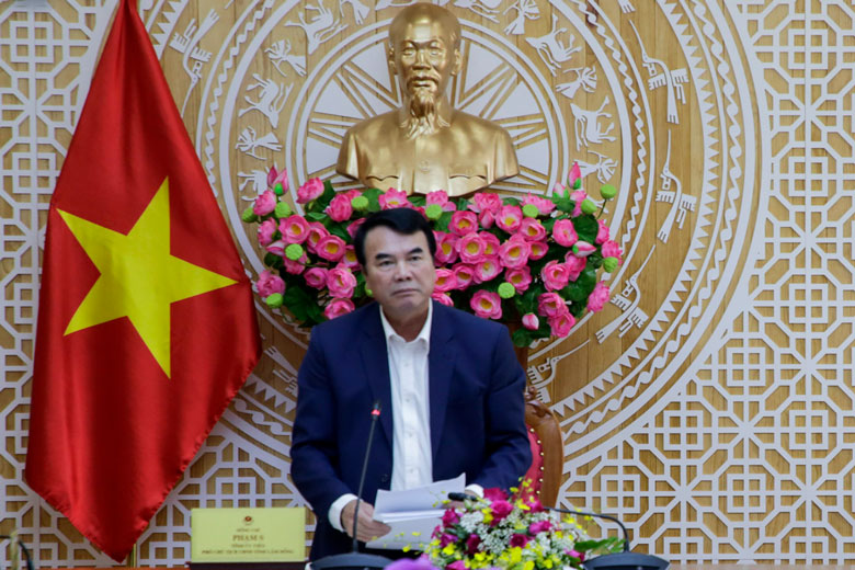 Phó Chủ tịch UBND tỉnh Phạm S chủ trì Hội nghị