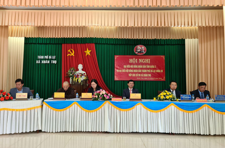 Đại biểu HĐND tỉnh Khóa X tiếp xúc cử tri TP Đà Lạt