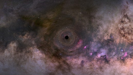 Hình ảnh minh họa về hố đen mới được phát hiện