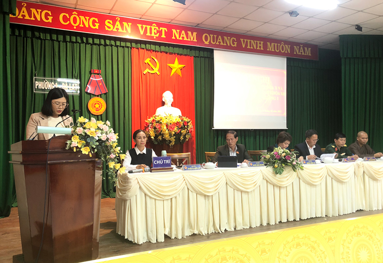 Đại biểu HĐND tỉnh và thành phố Đà Lạt tiếp xúc cử tri các địa phương