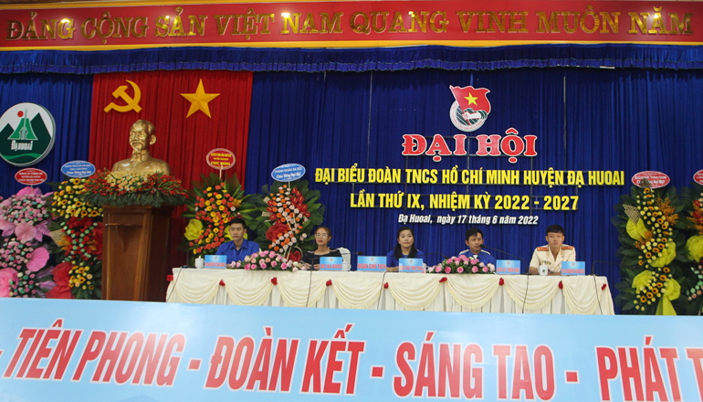 Đại hội đại biểu Đoàn TNCS Hồ Chí Minh huyện Đạ Huoai lần thứ IX thành công tốt đẹp