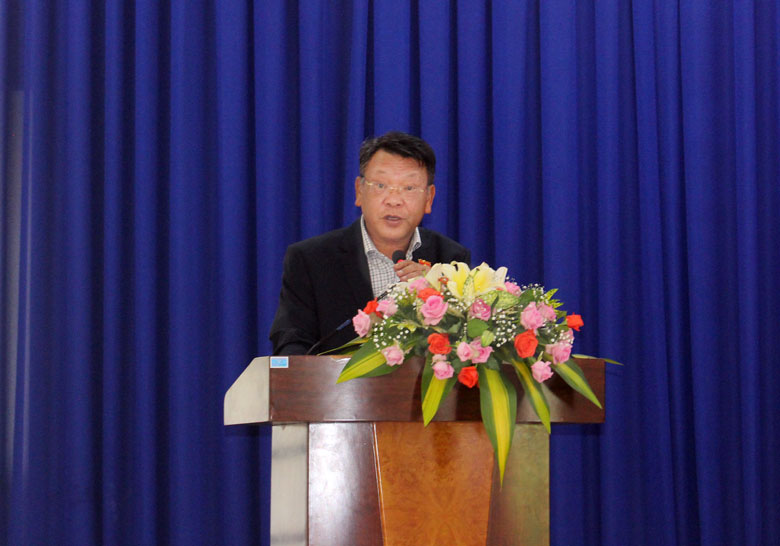 Ông Nguyễn Tạo – Phó Trưởng Đoàn ĐBQH tiếp thu và giải trình các nội dung thuộc thẩm quyền
