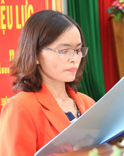 Bà Lê Thị Châu - Thôn Thái Sơn, xã N’thôn Hạ