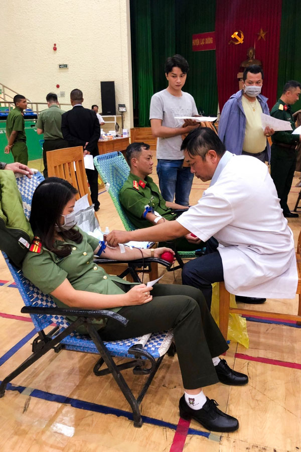 Lạc Dương: Vận động 151 đơn vị máu cho Bệnh viện Đa khoa Lâm Đồng