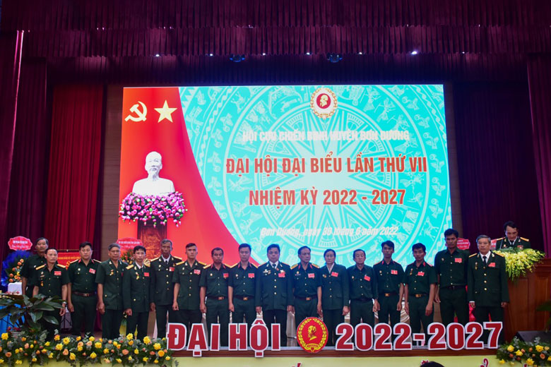 Ra mắt Ban Chấp hành Hội Cựu chiến binh huyện nhiệm kỳ 2022 - 2027