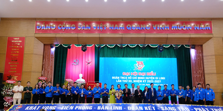 Ra mắt Ban Chấp hành Huyện Đoàn Di Linh nhiệm kỳ 2022 – 2027