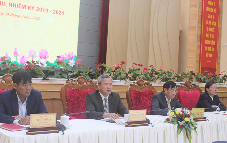 Hội nghị lần thứ 8 Ủy ban MTTQ Việt Nam tỉnh Lâm Đồng