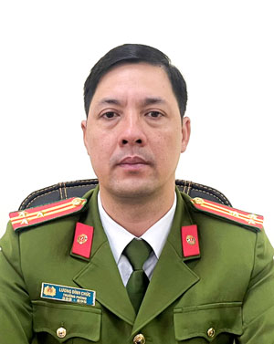 Thượng tá Lương Đình Chức - Trưởng Phòng Cảnh sát Điều tra tội phạm về ma túy Công an tỉnh Lâm Đồng 