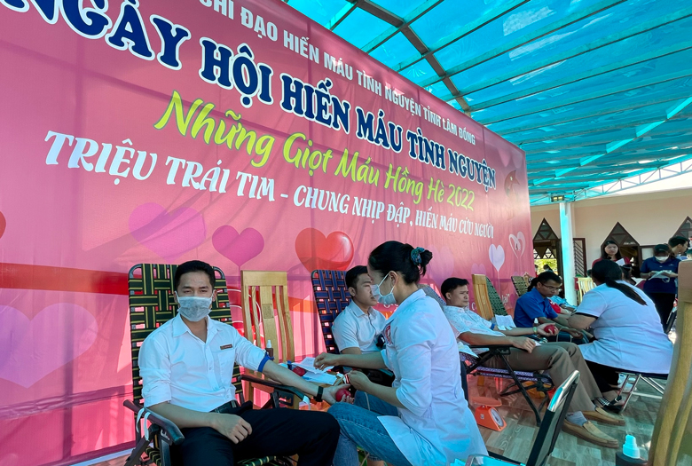 Tổ chức Ngày hội Hiến máu tình nguyện tại huyện Đam Rông