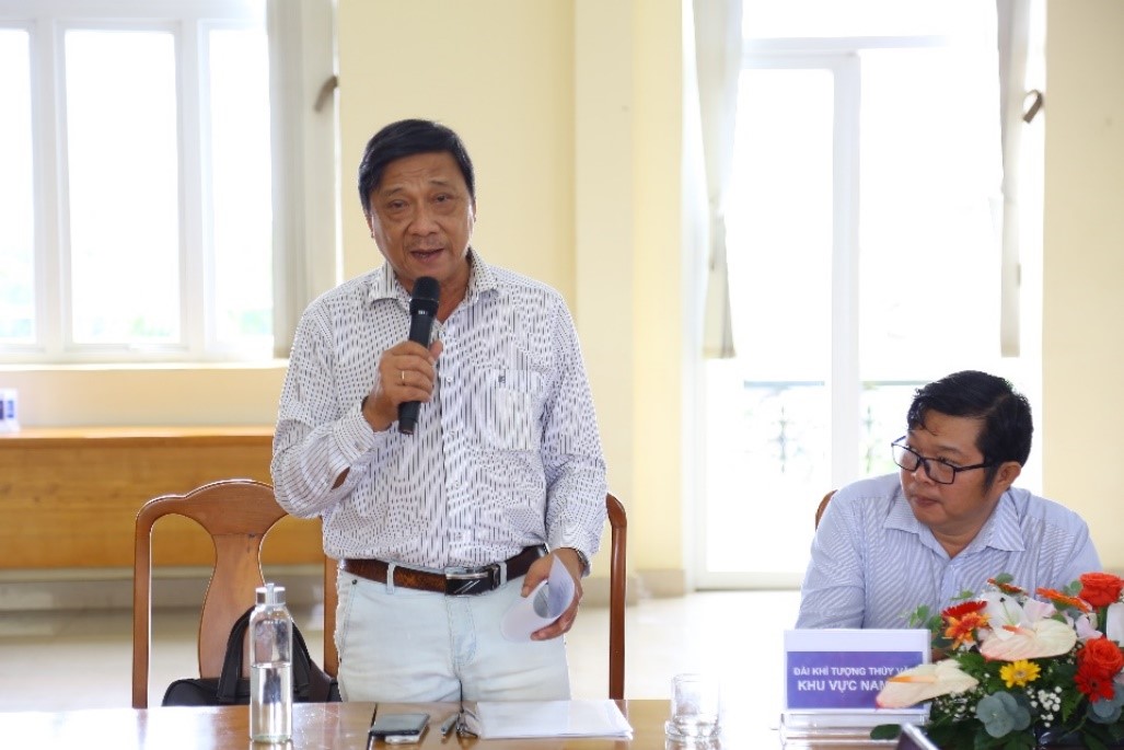Ông Nguyễn Kiệt - Trưởng phòng Dự báo Đài Khí tượng thủy văn Nam Bộ 