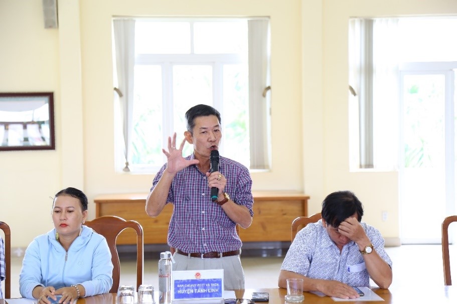 Ông Võ Văn Ty - Trưởng phòng Nông nghiệp và Phát triển nông thôn huyện Tánh Linh, tỉnh Bình Thuận