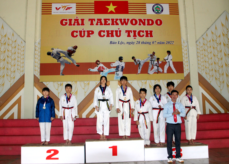 Bế mạc Giải Taekwondo Cúp Chủ tịch Liên đoàn Lâm Đồng