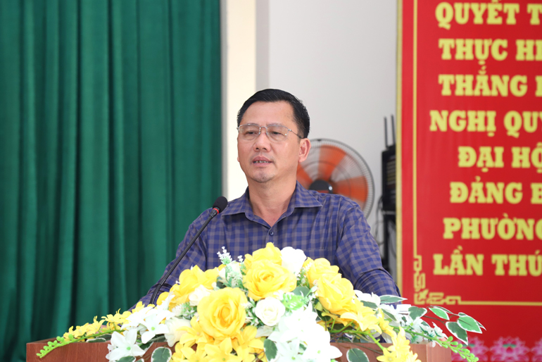 Ông Đoàn Kim Đình – Chủ tịch UBND TP Bảo Lộc tiếp thu, giải trình các kiến nghị của cử tri thuộc thẩm quyền