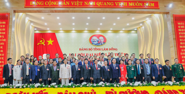 Ban Chấp hành Đảng bộ tỉnh Lâm Đồng khóa XI, nhiệm kỳ 2020 - 2025. Ảnh: Nguyễn Nghĩa