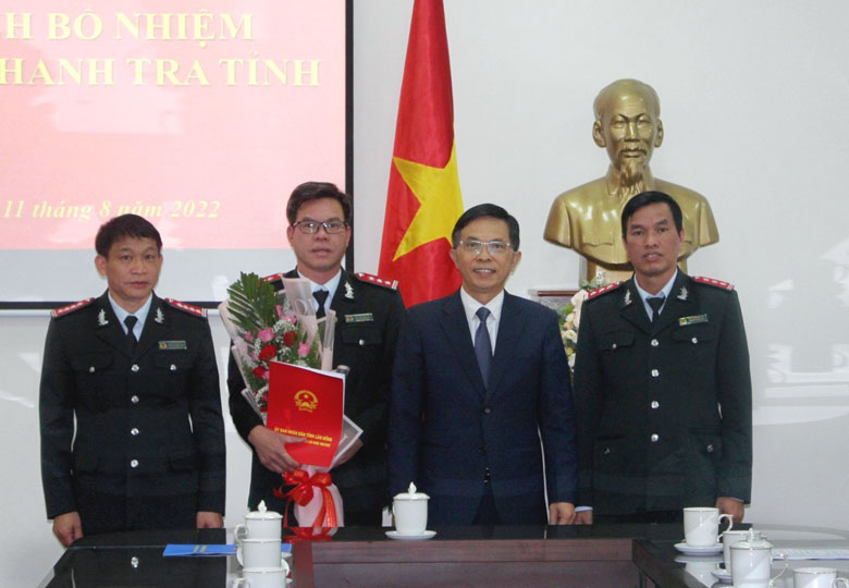 Bổ nhiệm Phó Chánh Thanh tra tỉnh Lâm Đồng