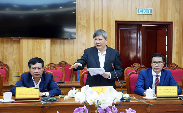 Tiếp tục phát huy hiệu quả hơn về tiềm năng và lợi thế giữa tỉnh Lâm Đồng và Trường Đại học Tôn Đức Thắng