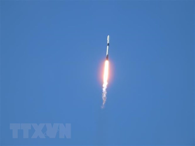 Tên lửa Falcon 9 mang theo tàu thăm dò Danuri của Hàn Quốc được phóng từ Trạm vũ trụ Cape Canaveral ở Florida, Mỹ ngày 5/8/2022