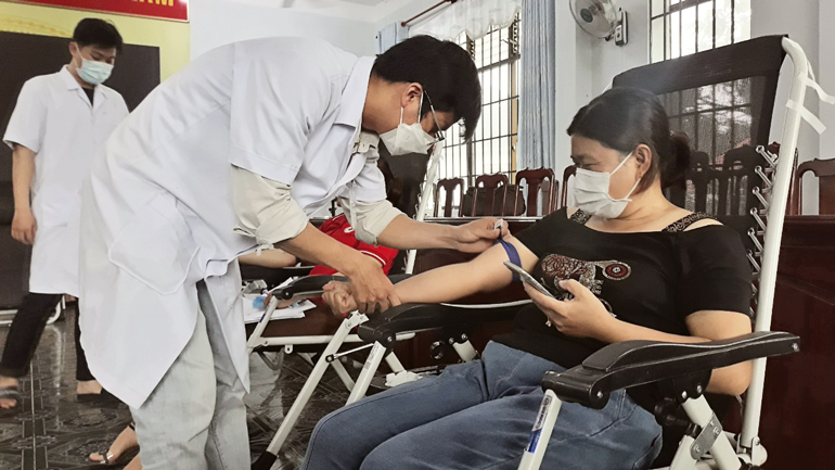 Cát Tiên: Tiếp nhận 157 đơn vị máu tình nguyện