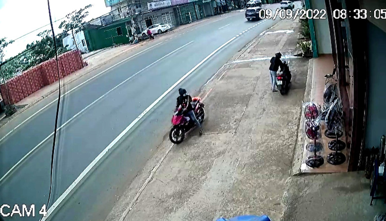 Bảo Lộc: Trộm xe máy giữa ban ngày