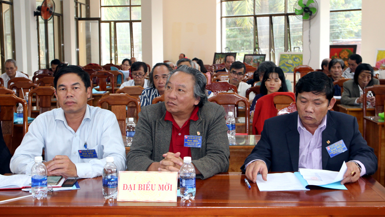Các đại biểu tham dự Đại hội Chi hội VHNT TP Bảo Lộc lần thứ VI, nhiệm kỳ 2022 – 2027