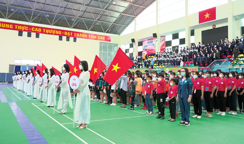 Đại hội thể thao ngành GDĐT Lâm Đồng năm 2022. 