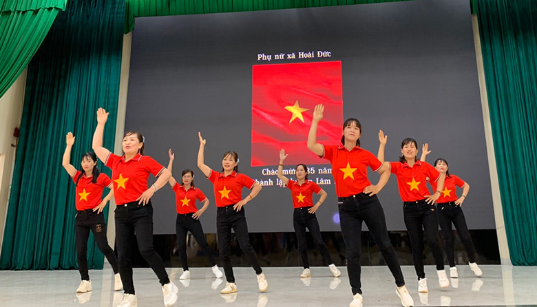 Lâm Hà: Hội thi Dân vũ thể thao chào mừng 35 năm thành lập huyện