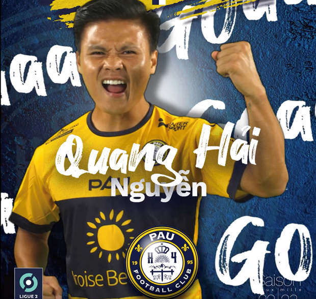 Quang Hải ghi bàn thắng đầu tiên cho Pau FC tại Ligue 2 sau 8 trận đấu